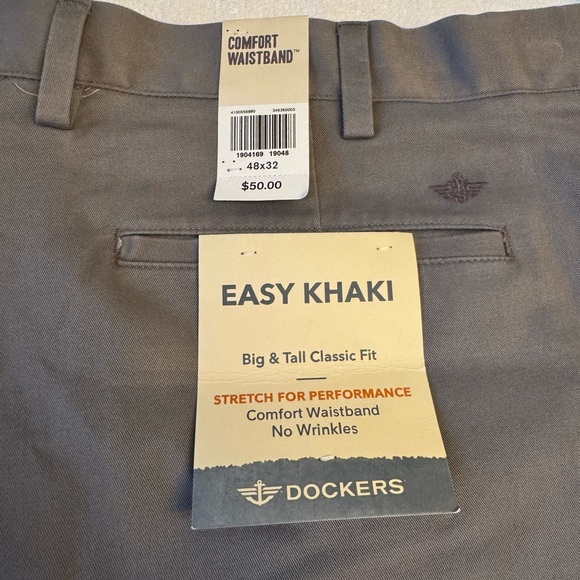 Men’s Dockers. Brand new with tags. Classic fit. 48 x 32. Excellent condition. - Picture 2 of 6